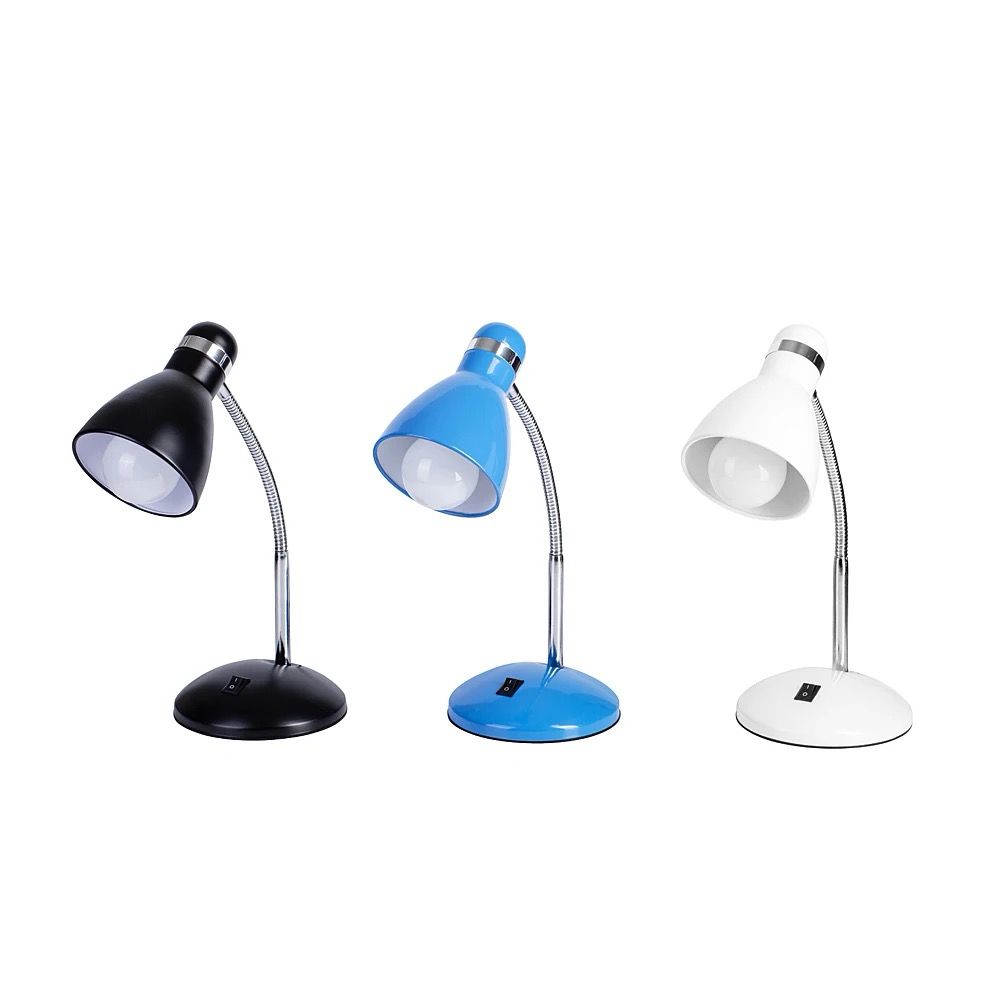 Vista 2 de Lampara Escritorio Cuello Flexible - COLOR: negro